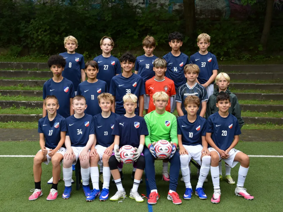 Mannschaftsfoto der 1. D-Jugend